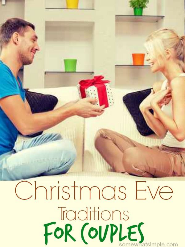 Make time to create Christmas traditions just for the two of you!