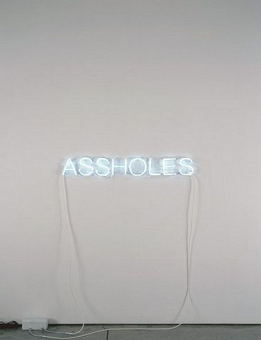 Martin Creed Work No. 398  Theres a lot of these around.  I like it though.  I wouldnt buy this piece but I do like it.  Good