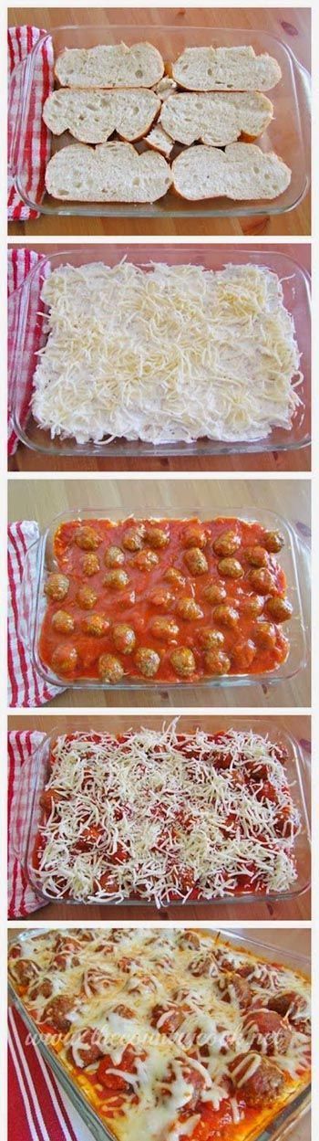 Meatball Sub Casserole. 30 Minute Dinner Recipe! | See more about meatball subs, 30 minute dinners and dinner recipes.