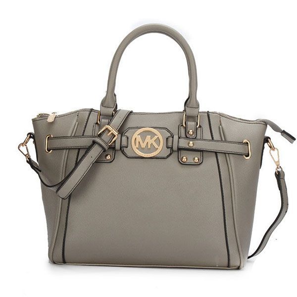 MICHAEL Michael Kors Hamilton Medium Grey Satchel