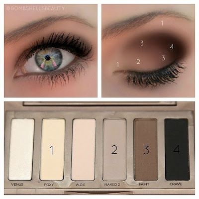 Naked Basics look…i have Naked2 but i use these colors most anyway! great for daytime makeup