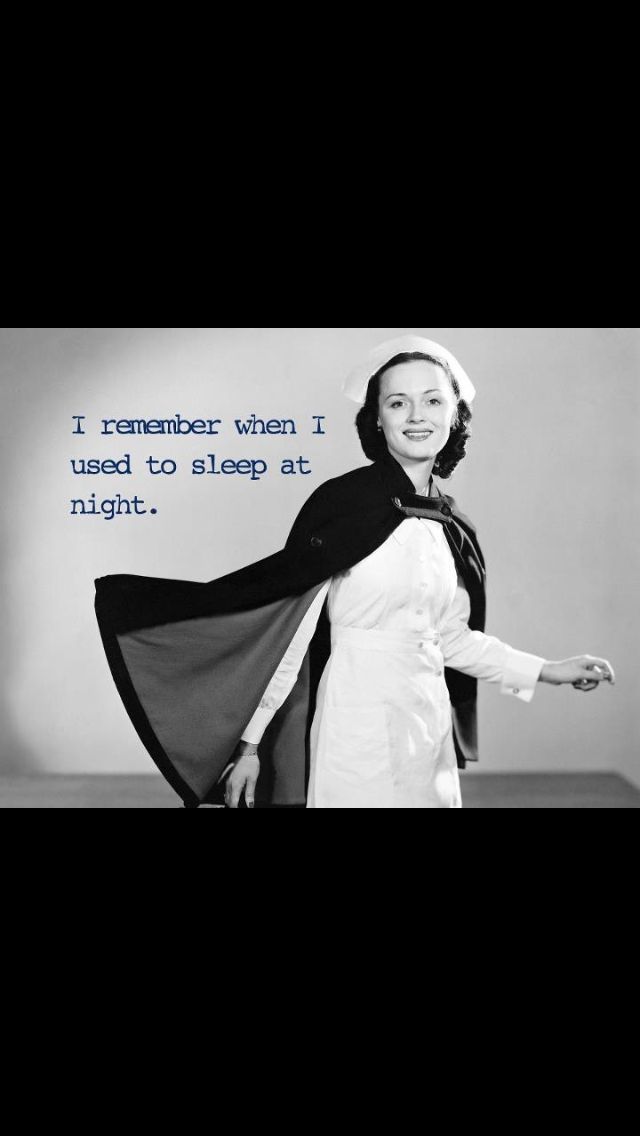 #Night shift nursing problems- Been so long I can barely remember !!