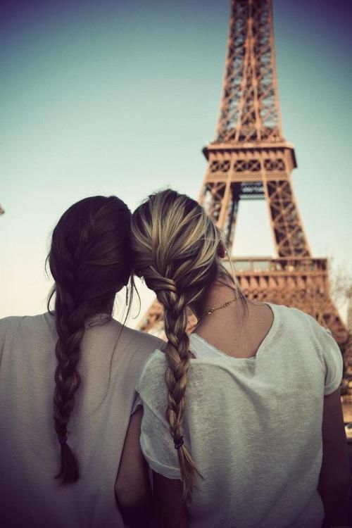 “No doubt. Ill grow out my hair for that moment” -Kelsey about a friends pic in front of the Eiffel Tower.
