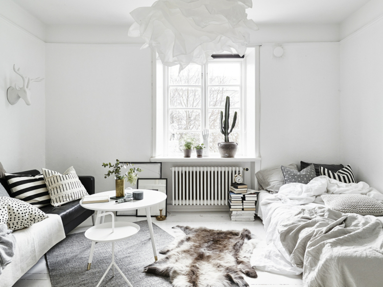 Only Deco Love: Beautiful Small Scandinavian Student Apartment