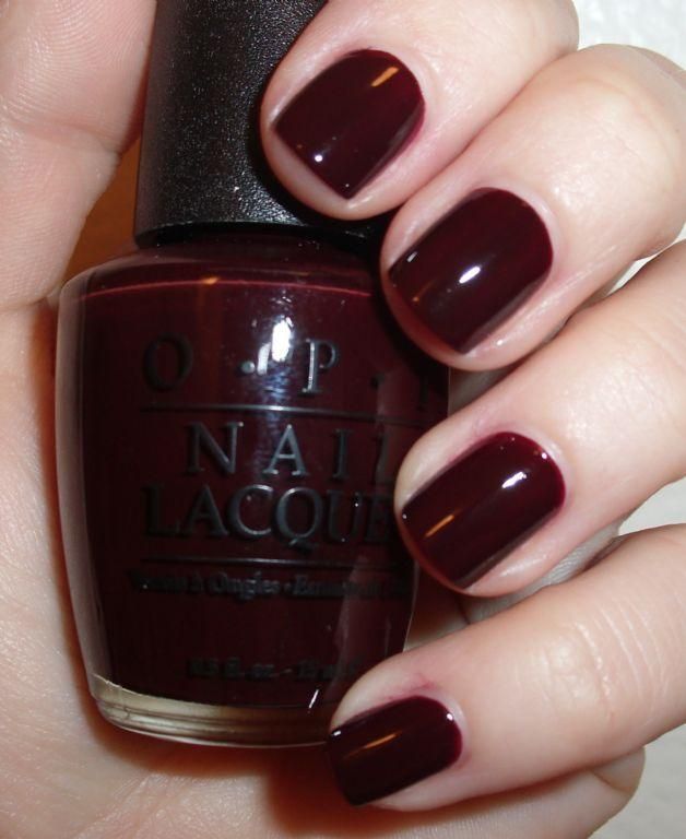 OPI Hollywood and wine. ahhh i love this rich color.