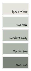 Peaceful, restful. Gray with blue/greeen undertones.  Sherwin Williams sea salt is a great bedroom color!