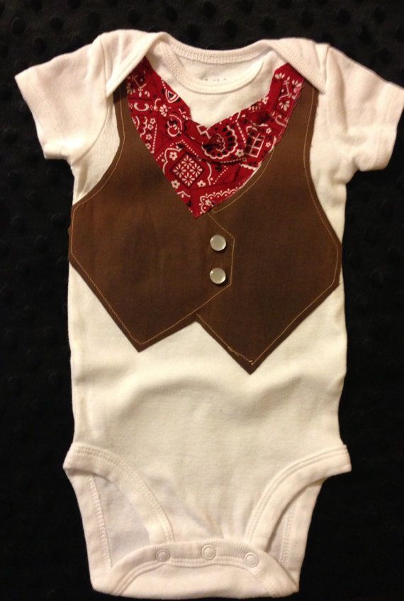 Perfect with Papas Cowboy hat!!!    Baby Boy Onesie Western Also available in by CuteAsAButtonInJC, $20.00  @Meredith Dlatt Muhs