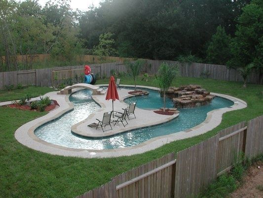 personal lazy river in your backyard!! YES please!