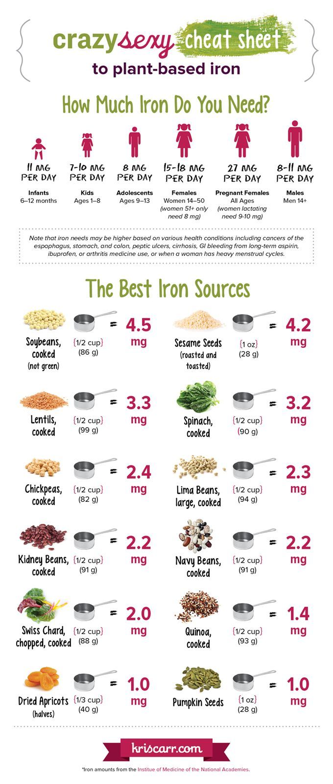 Plant-based Iron-Rich Foods: Top 12 Sources + Infographic