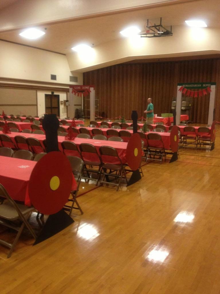 Polar Express Party with Train Tables