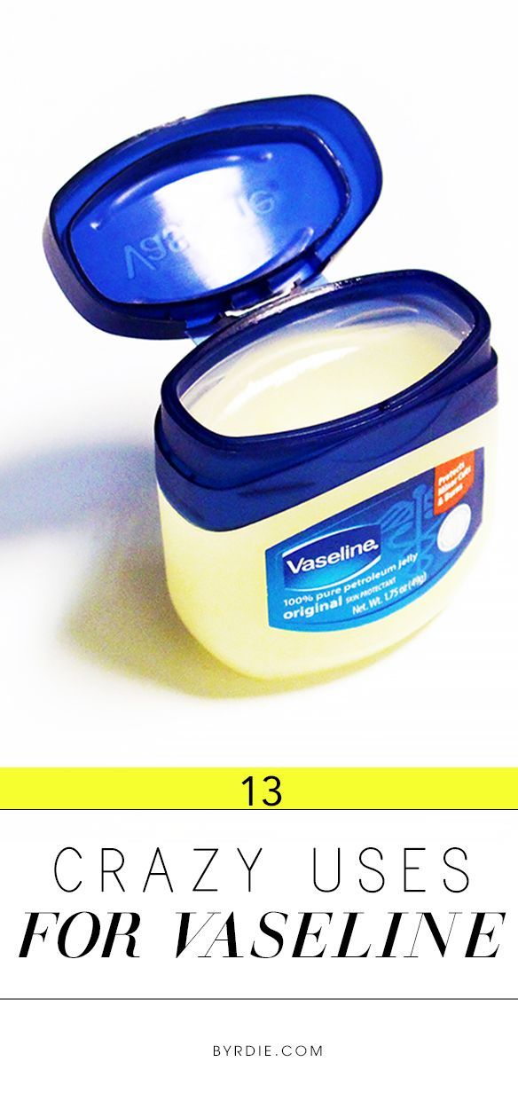 Polishing your shoes, removing makeup stains, taming flyaways, and more awesome uses for vaseline. // #BeautyHacks