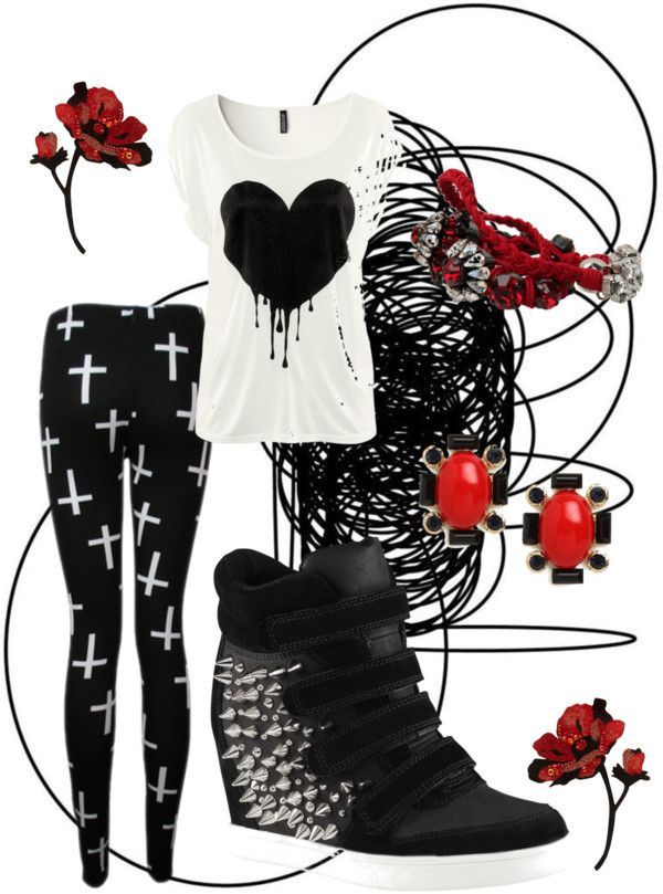 “Punk Princess” by wasabisnooter on Polyvore. I dont like the shoes.