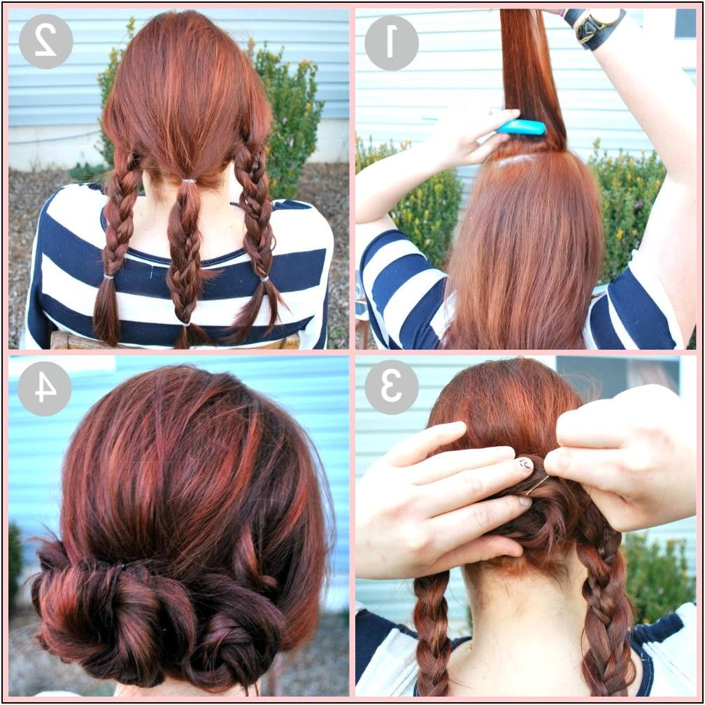 Quick And Easy Updo Hairstyles For Medium Length Hair