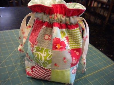 Quilted GIFT bag — A great beginner quilt project with tutorial from A Quilting Life
