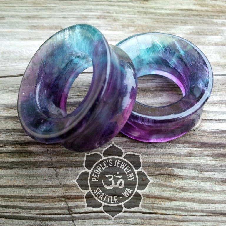 Rainbow Flourite Eyelets