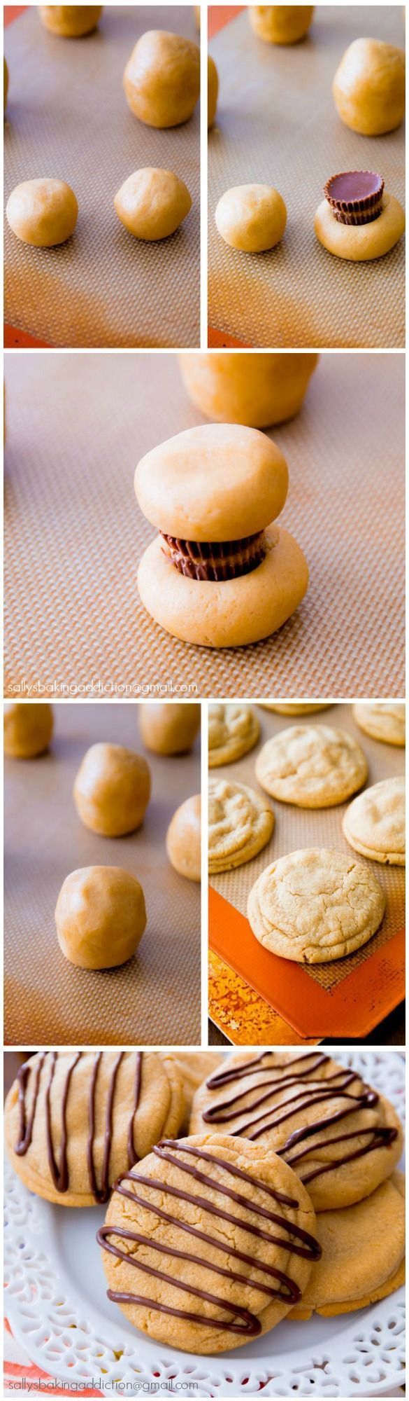 Reeses Stuffed Peanut Butter Cookies. Oh BOY! @Lori Bearden Bearden Wood can you PLEASE make these for Easter?