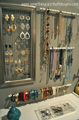 Southern Chic Love: diy jewelry organizer