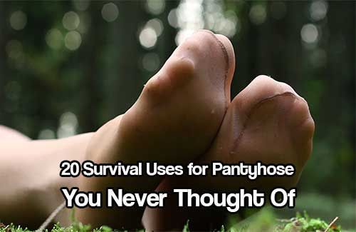 Survival Uses for Pantyhose. This is a list of the top twenty things preppers would want to do with it. I now carry pantyhose