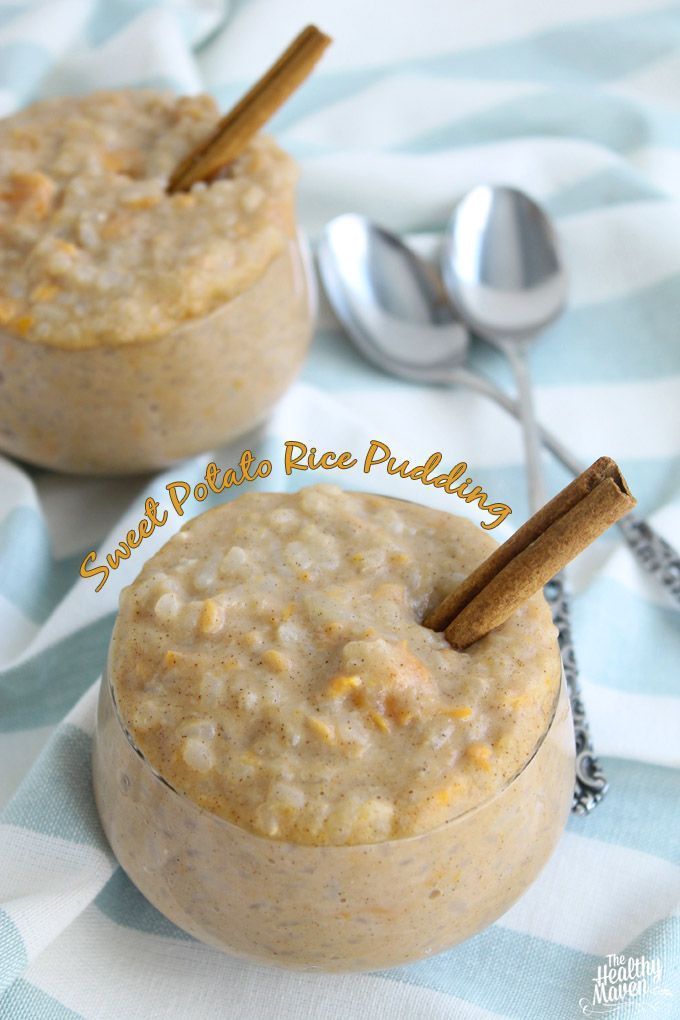 Sweet Potato Rice Pudding – ever tried sweet potatoes in rice pudding?! This recipe will make you never want regular rice pudding