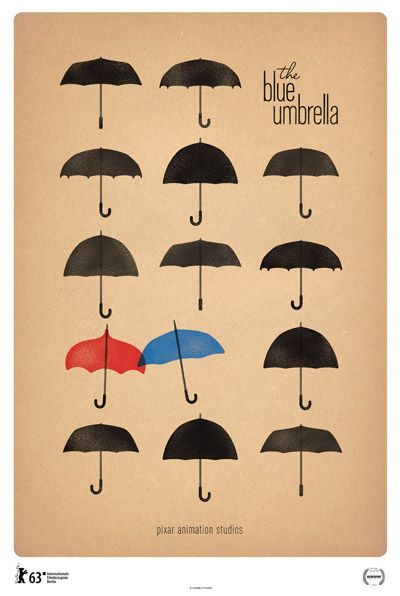 The Blue Umbrella: Pixars Newest Short Film. So simple, awesome, and beautiful :) // this was a great short.