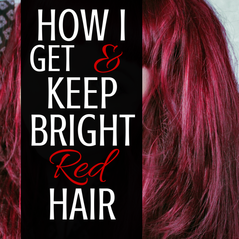 The Haunted Housewife – Heres what I do to get and keep my bright red hair!