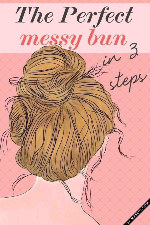 This messy bun takes 10 seconds and also works better on dirty hair. | 26 Lazy Girl Hairstyling Hacks