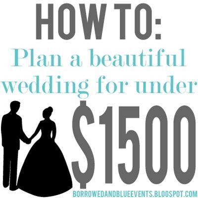 Tips Tricks on how to plan your dream wedding for amazingly cheap.