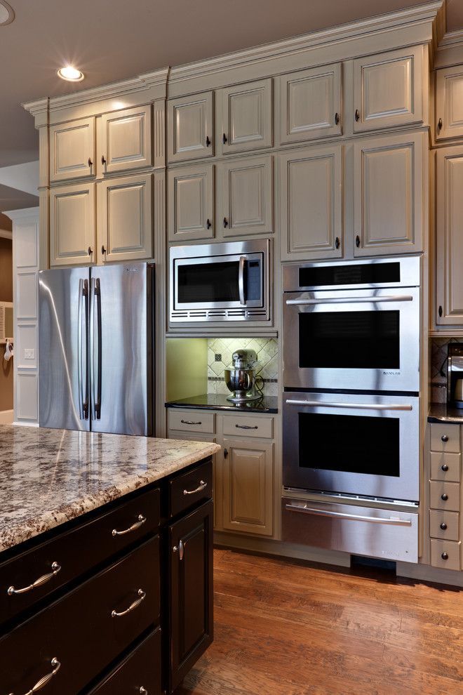 Traditional Kitchen Microwave Placement In Kitchen Design, Pictures, Remodel, Decor and Ideas