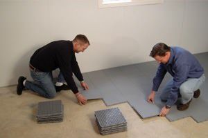 Waterproof Basement Floor Matting | Basement Sub Floor Systems