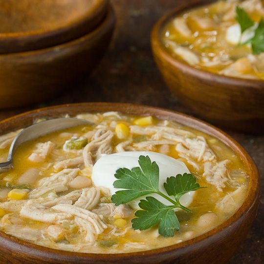 White Chicken Chili – So good on this cold day. I was afraid it would be too spicy but after all the cooking it mellowed out a