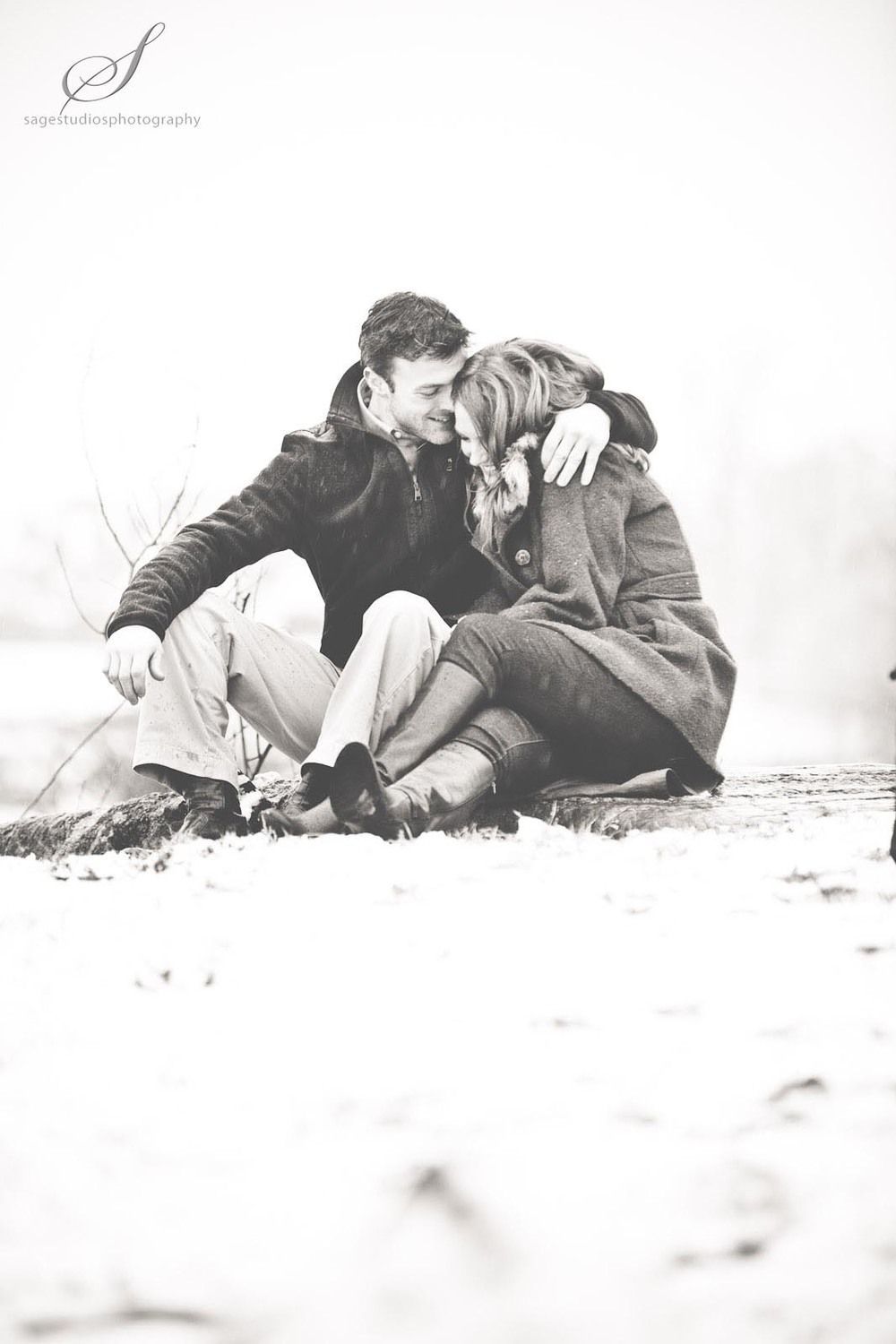 Winter engagement shoot