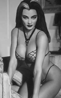 yvonne de carlo as lily munster. apparently, portia de rossi is to play lily this year, but i remember lily as pretty curvaceous