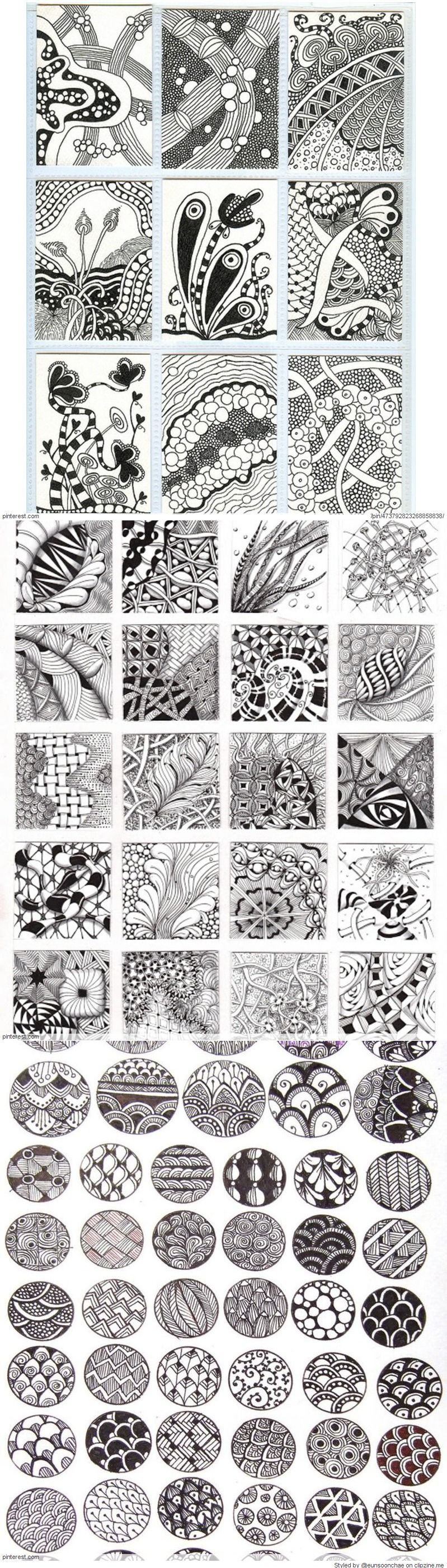 Zentangle Patterns & Ideas