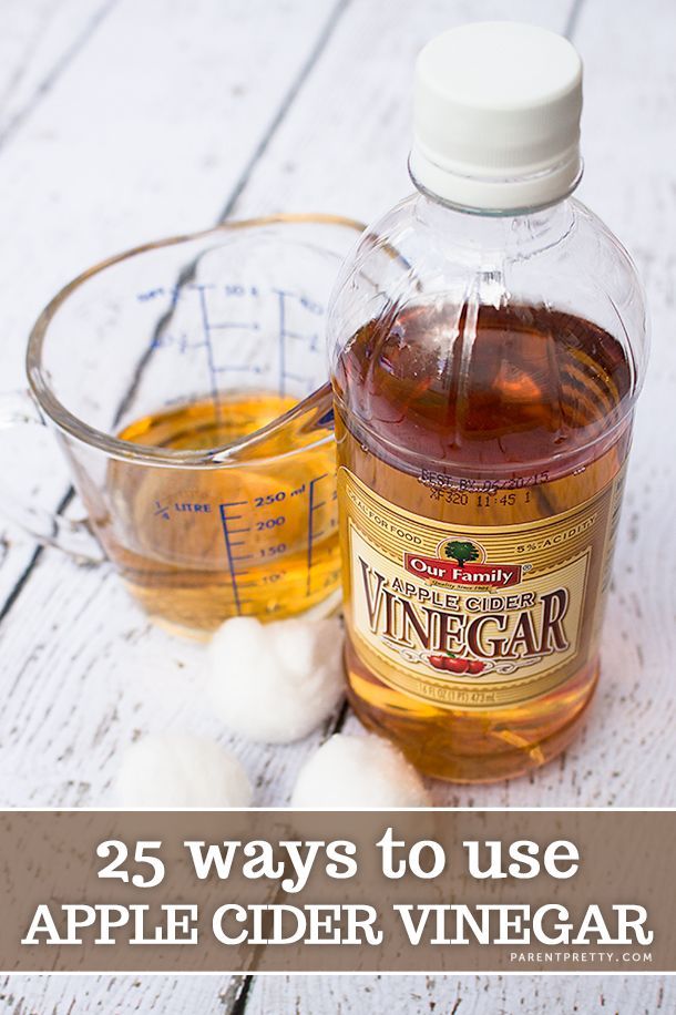 25 Ways to use apple cider vinegar – HUGE list of useful and clever tips, dont miss this pin!