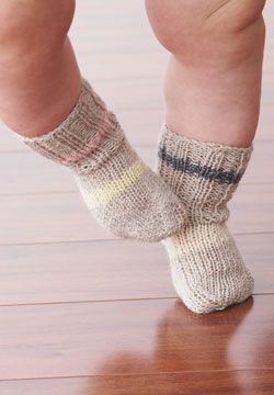 #3 Favorite Knitting Pattern: I have already made 3 pairs of baby socks and 5 hats. This kid is going to be set!