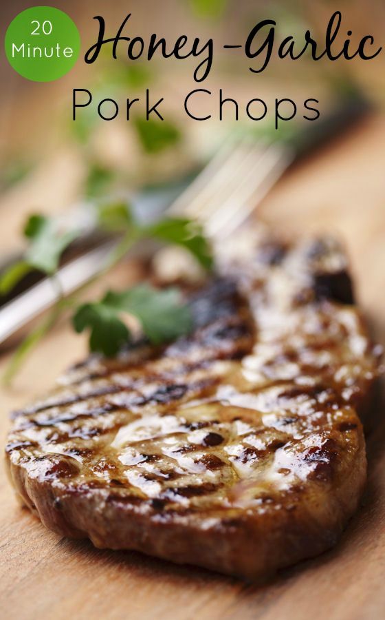 4 ingredients, 20 minutes and dinner is served! If youre looking for the perfect boneless pork chops recipe, this is it! via