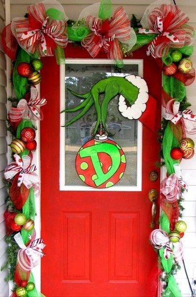 50 Best Christmas Door Decoration Ideas 2015 | Meowchies Hideout