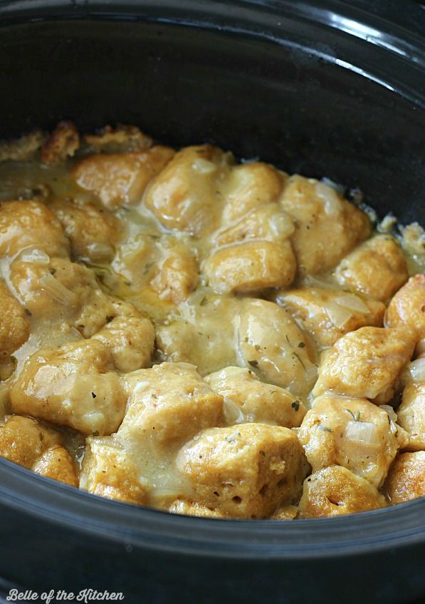 An easy version of the comfort-food classic that simmers away all day in the crockpot.