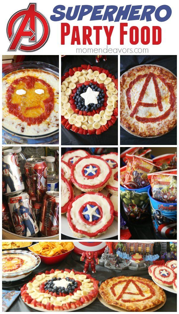 Avengers Superhero Party Food