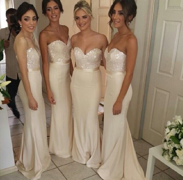bridesmaids dresses but I like them for me! Not all females can pull off this dress