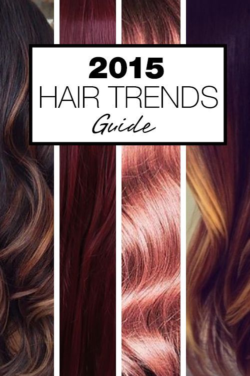 Check out 2015s Hair Color Trends! From babylights and platinum blonde to marsala and caramel browns – get your latest hair color