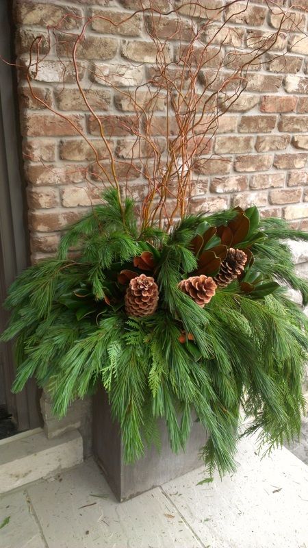 christmas urns outdoors – Google Search