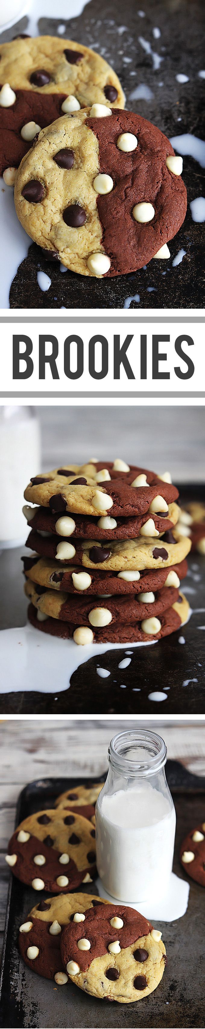 THE Best Brookie Cookies