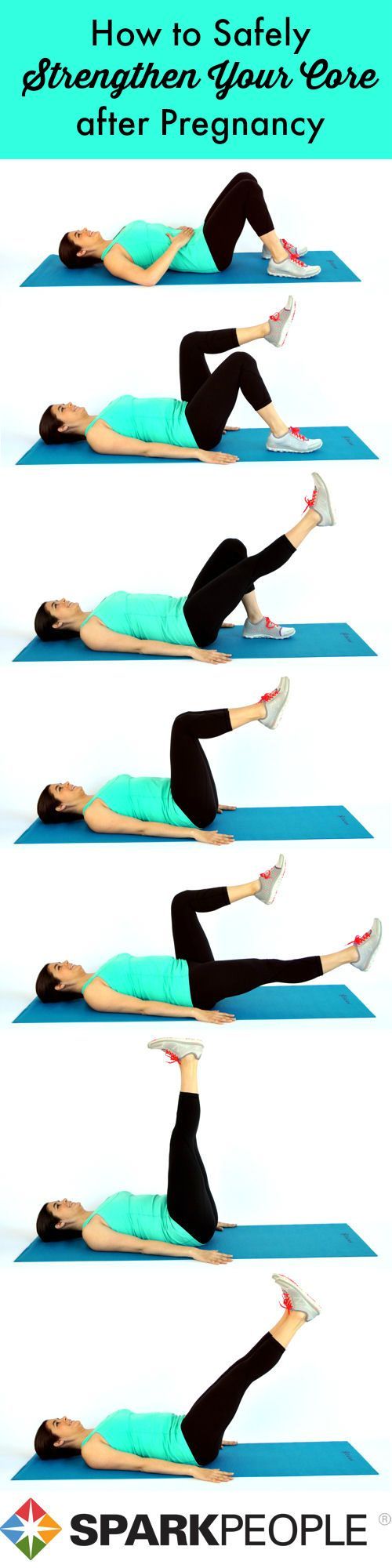 Crunches are one of the worst exercises you can do after pregnancy! In fact, there is a specific series of moves catered just for
