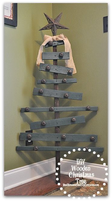 DIY Wooden Christmas Tree…..Here ya go Jennier Sullivan, here is you a tree :)