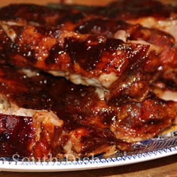 Fall Off the Bone Oven Ribs Recipe –   this are awesome I make all the time  &  just use dry rub & sweet baby rays,  last 30 min