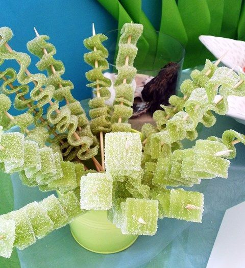 Green Seaweed Sugar Ribbons