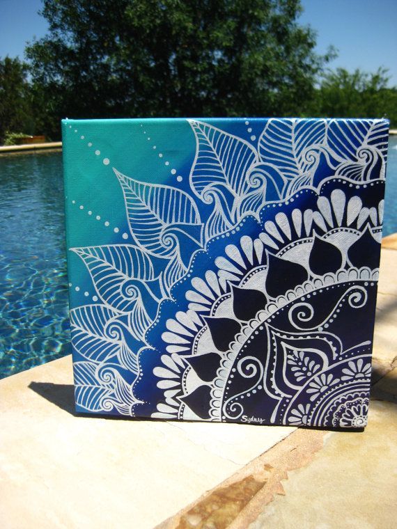 Henna on Canvas by KeepAustinDreaming on Etsy, $40.00