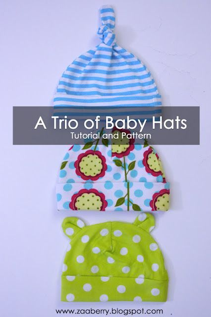 How to make baby hats / skull caps. Super cute, quick, and easy! Very through tutorial