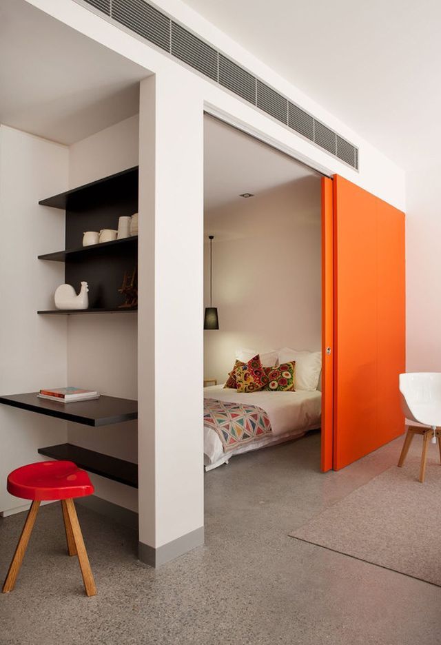 interesting – could accommodate private bed rooms with common space this way.